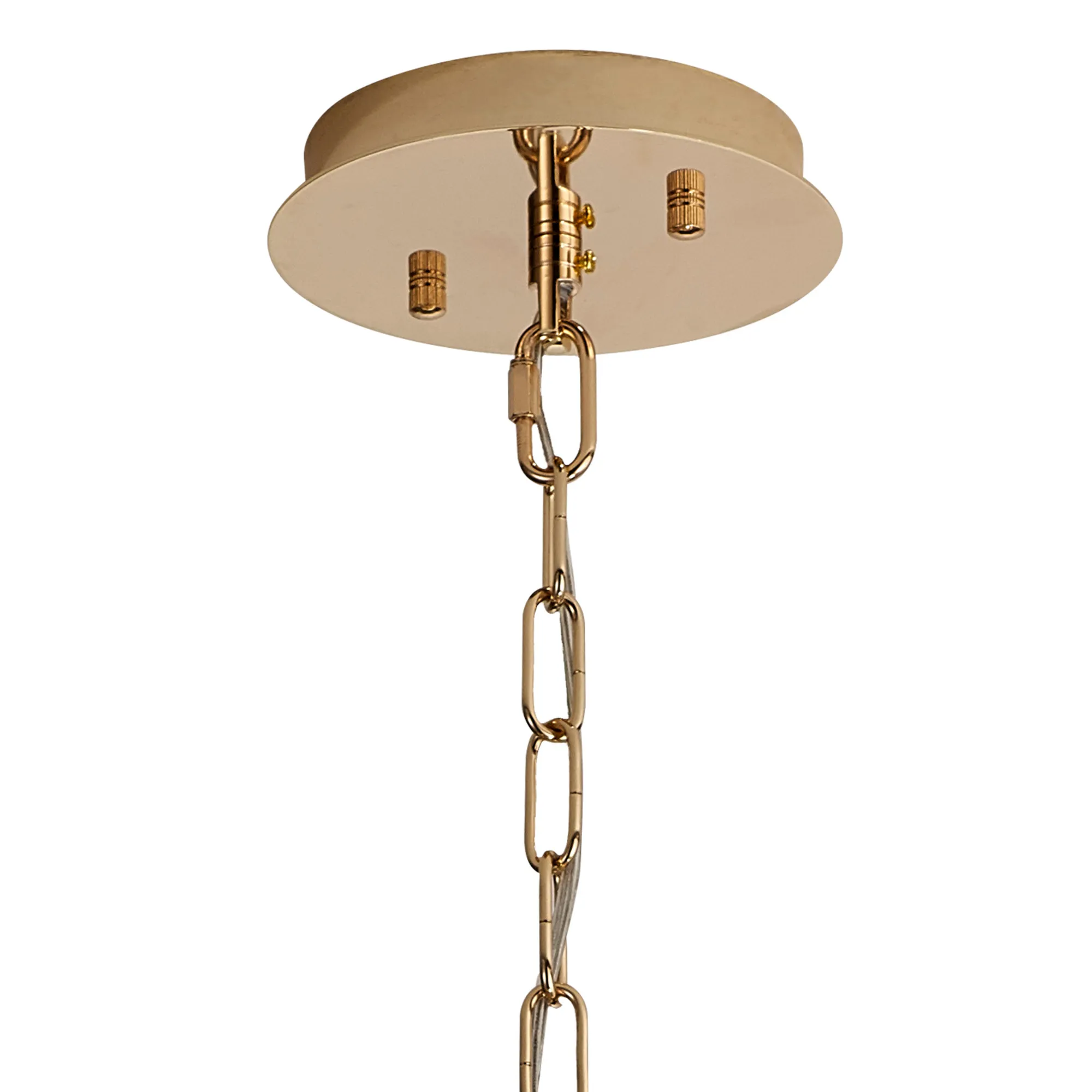 Vivienne Crystal Pendant/Semi Ceiling 6 Light French Gold IL31825  Diyas Vivienne French Gold